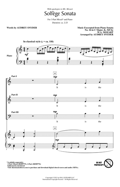 Solfege Sonata