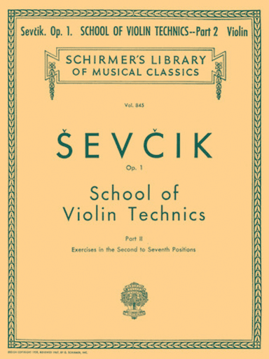 School of Violin Technics, Op. 1 – Book 2