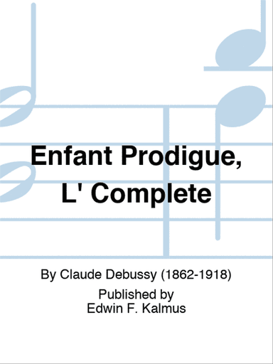 Enfant Prodigue, L' Complete