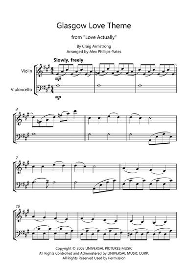Glasgow Love Theme
