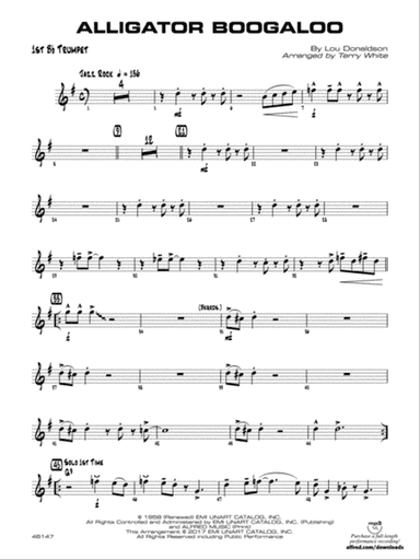 Alligator Boogaloo: 1st B-flat Trumpet