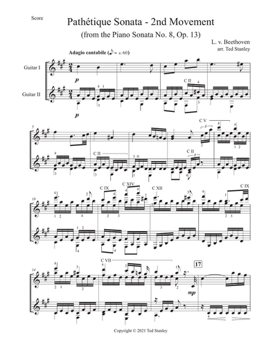 Pathetique Sonata - 2nd Movement