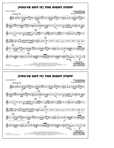 (You've Got It) The Right Stuff (arr. Ishbah Cox) - 3rd Bb Trumpet