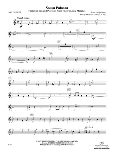 Sousa Palooza: 1st B-flat Trumpet