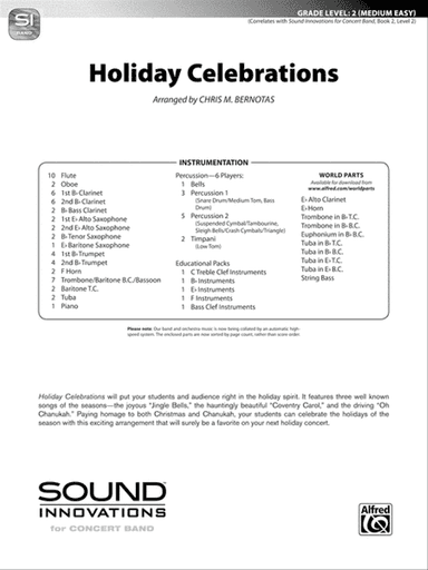 Holiday Celebrations: Score