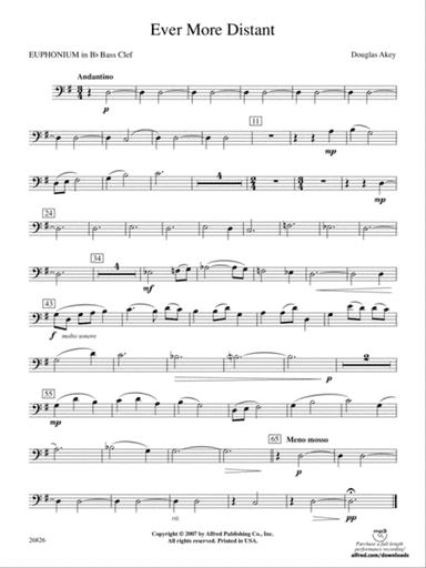 Ever More Distant: (wp) B-flat Baritone B.C.