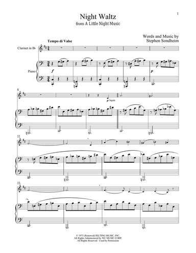 Night Waltz (from A Little Night Music)