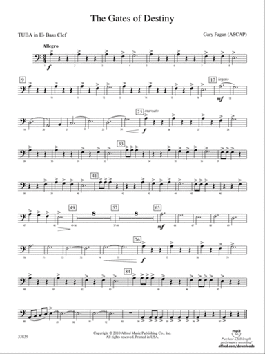 The Gates of Destiny: (wp) E-flat Tuba B.C.