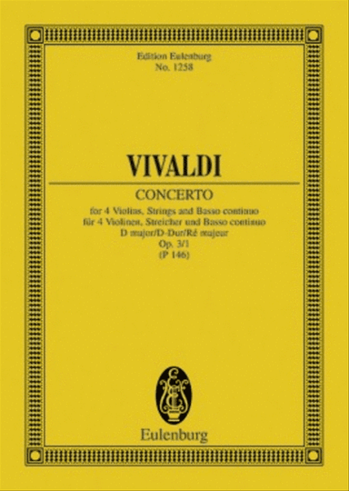 Concerto Grosso in D Major, Op. 3/1, RV 549/PV 146