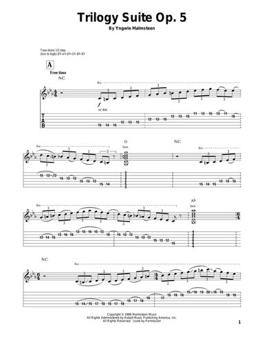 Trilogy Suite Op. 5