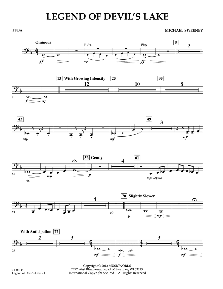 Legend Of Devil's Lake - Tuba