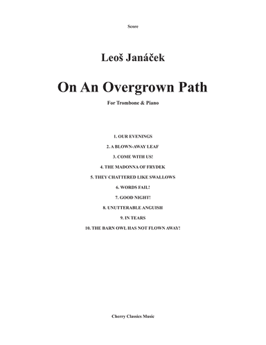 On An Overgrown Path for Trombone and Piano