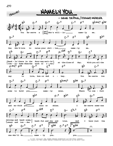 Namely You (High Voice)