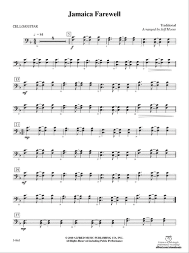 Jamaica Farewell: Cello