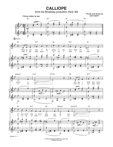 Calliope (from Paris '90)