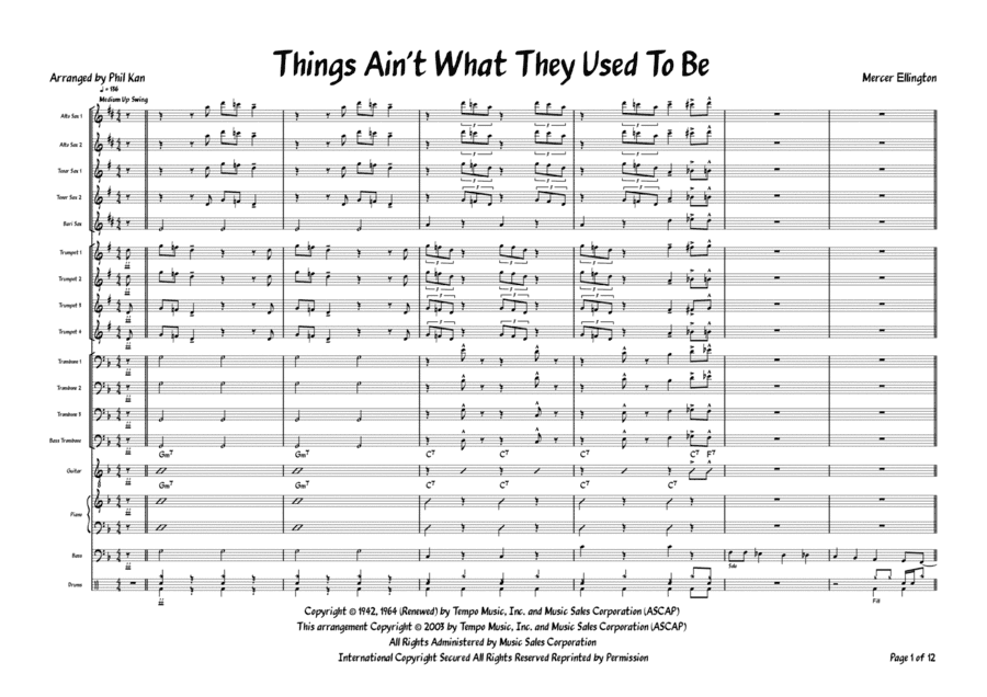 Things Ain't What They Used To Be