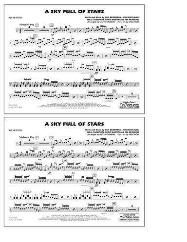 A Sky Full of Stars (arr. Matt Conaway) - Quad Toms