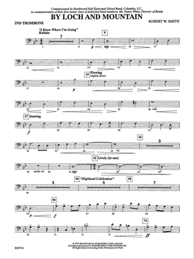 By Loch and Mountain: 2nd Trombone