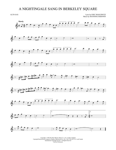 A Nightingale Sang In Berkeley Square