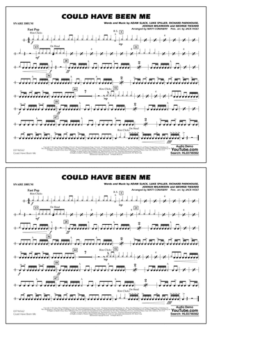Could Have Been Me (arr. Matt Conaway) - Snare Drum