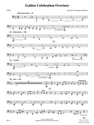 Golden Celebration Overture: Tuba
