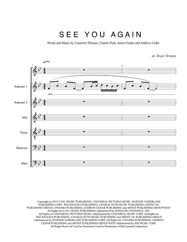 See You Again from FURIOUS 7