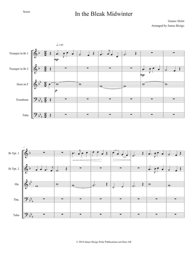 In the Bleak Midwinter