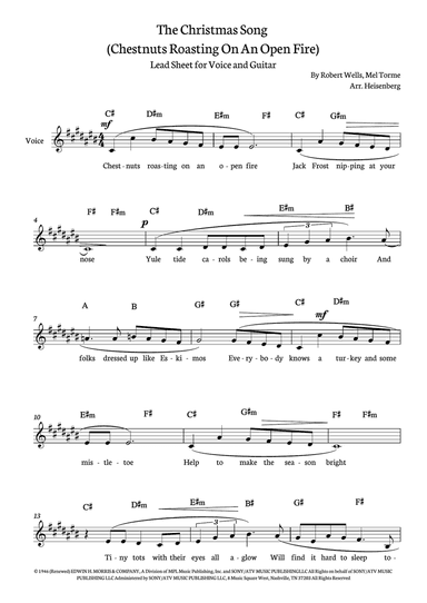 The Christmas Song (chestnuts Roasting On An Open Fire)