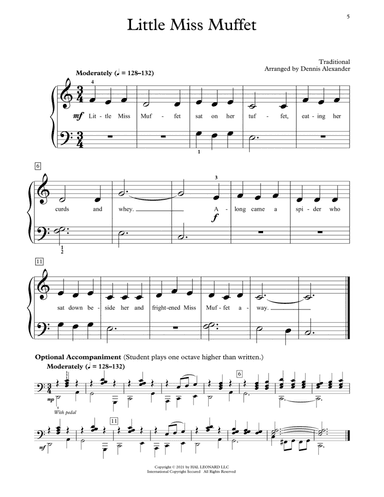 Little Miss Muffet (arr. Dennis Alexander)