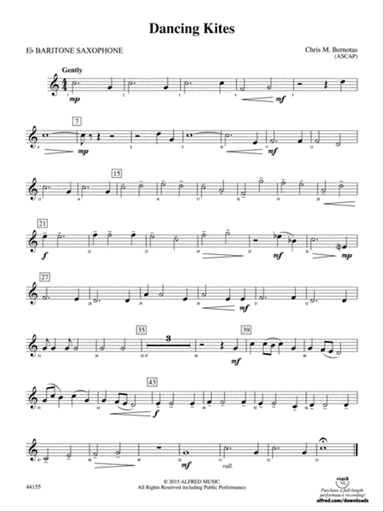 Dancing Kites: E-flat Baritone Saxophone