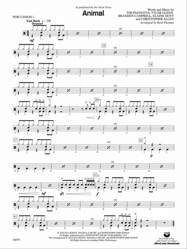 Animal: 1st Percussion