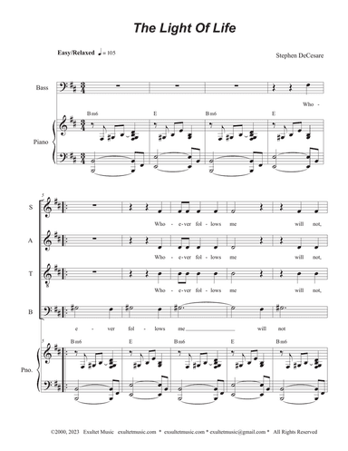 The Light Of Life (SATB)