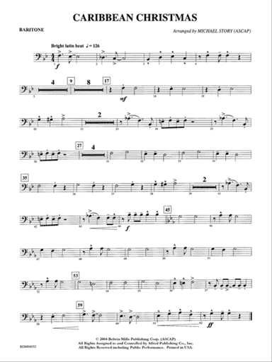 Caribbean Christmas: Baritone B.C.