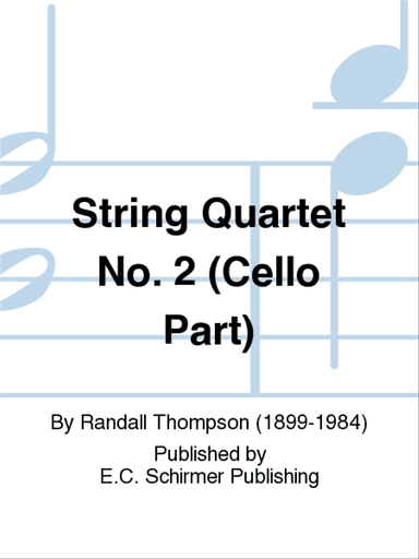 String Quartet No. 2 (Cello Part)