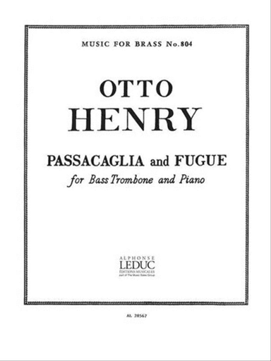 Passacaglia And Fugue