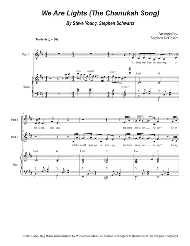 The Chanukah Song (we Are Lights)