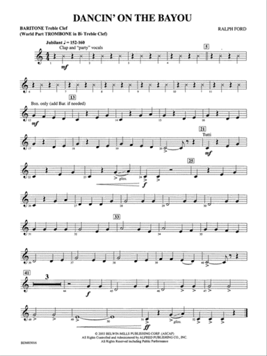 Dancin' on the Bayou: Baritone T.C.