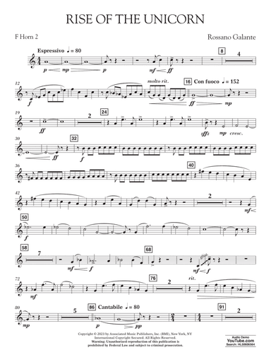 Rise of the Unicorn - Horn 2 in F