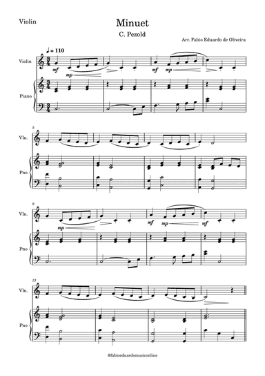 Minuet ("Bach")