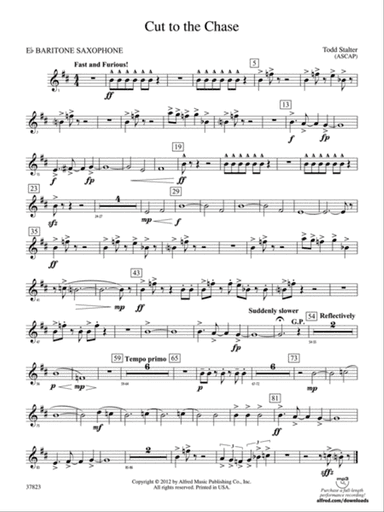 Cut to the Chase: E-flat Baritone Saxophone