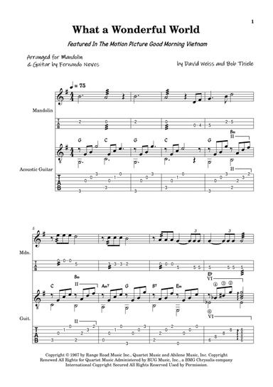 What A Wonderful World