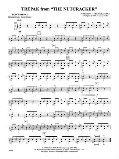 Trepak from The Nutcracker: 1st Percussion