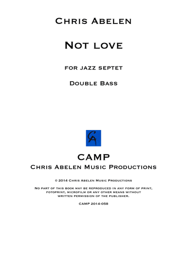 Not love - double bass