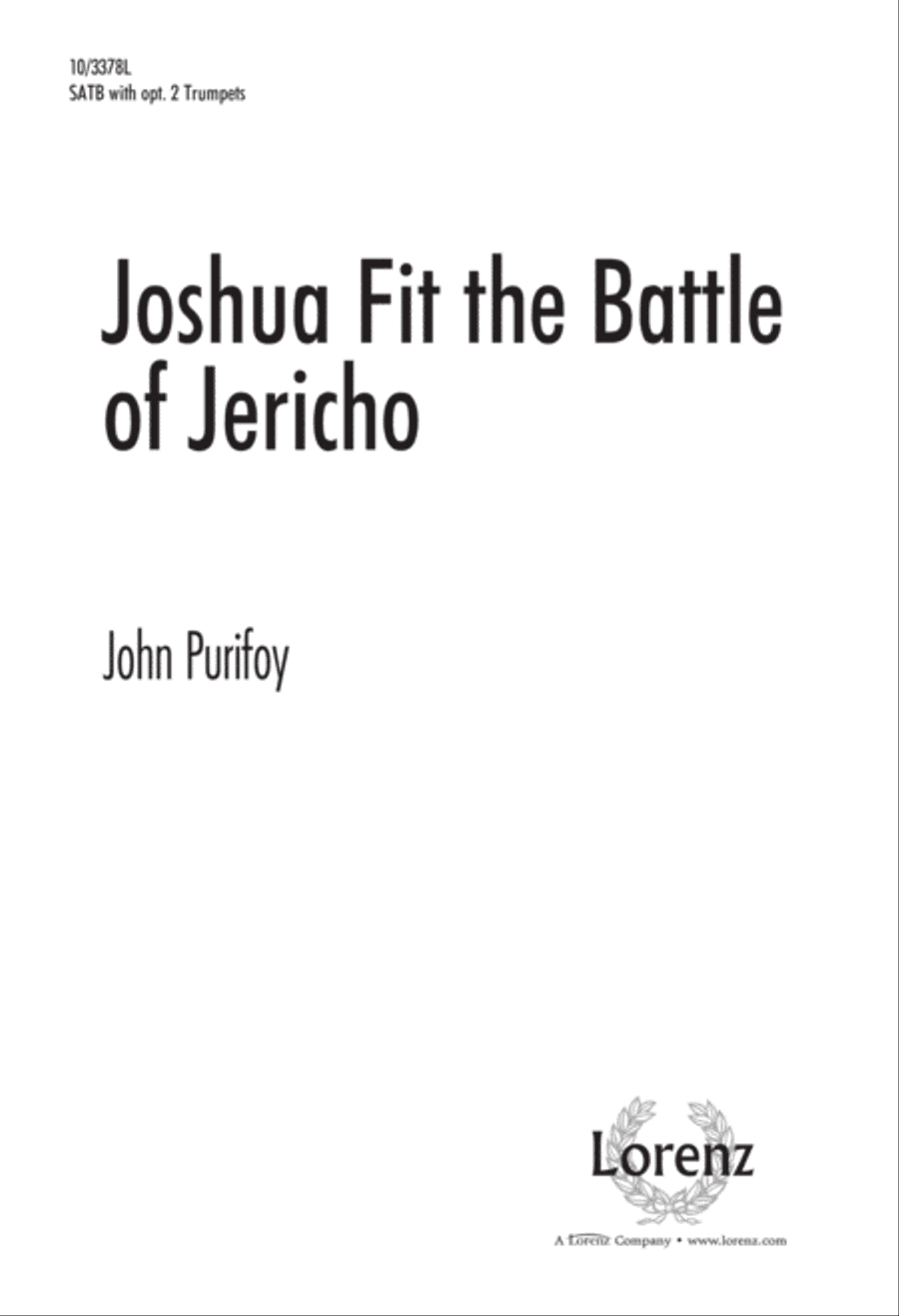 Joshua Fit the Battle of Jericho
