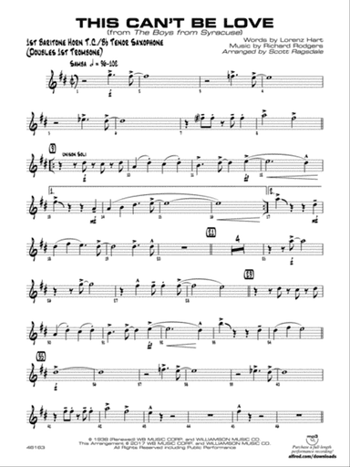 This Can't Be Love: Baritone T.C.