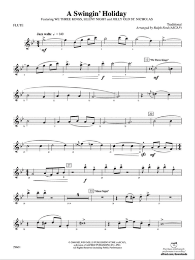 A Swingin' Holiday: Flute