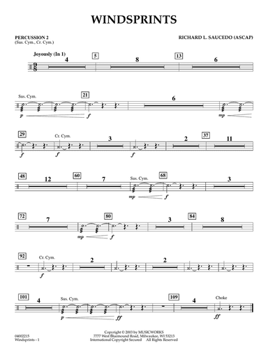 Windsprints - Percussion 2