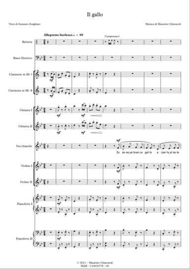 Il gallo (School orchestra version)