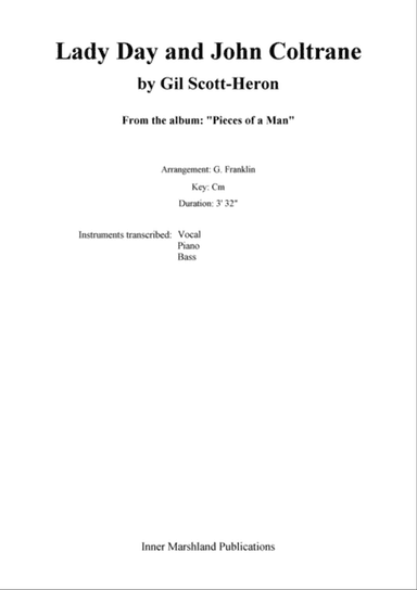 Lady Day And John Coltrane