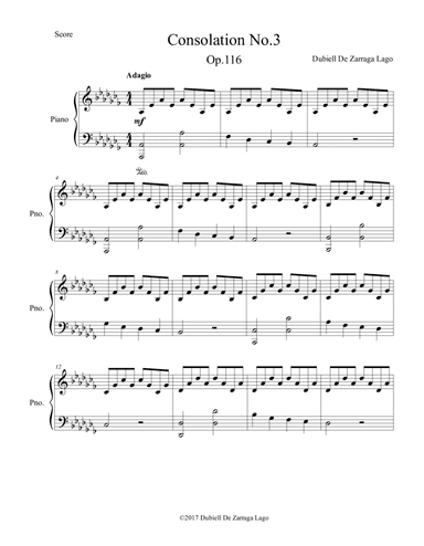 Five Consolations No.3